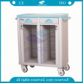 AG-CHT003 Double rows patient files holder hospital trolley